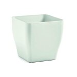 Vase - veca vaso quadrato - indoor living - 40 cm - terra dolomia - plastique