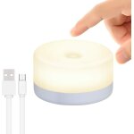Veilleuse de nuit tactile rechargeable led pour bébé, lampe de chambre a coucher, blanc, plastique Veilleuse de nuit tactile rechargeable led pour bébé, lampe de chambre a coucher, blanc, plastique