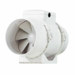 Vents tt - 100 tt extracteur d'air blanc 100 mm standard fan 25x30x31cm fr