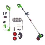 Venteo outil multifonction electrique sans fil tondeuse gazon compacte et taille haie batterie coupe ...
