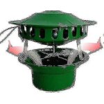 Ventilateur de cheminee electrique pour barbecue, poele a bois, four a bois - 80 w