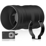 Ventilateur extracteur en ligne 75mm 204 m / h ventilation extracteur air avec variateur ventilation ...