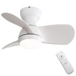 Ventilateur de plafond avec lumière led 18w, sofucor, telecommande, moteur dc silencieux, 6 vitesses, ... Ventilateur de plafond avec lumière led 18w, sofucor, telecommande, moteur dc silencieux, 6 vitesses, ...