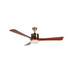 Ventilateur de plafond avec lumi�re orbegozo cp97132 70w bois ( 136 cm)