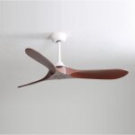 Ventilateur de plafond silencieux extérieur spetses niquel & bois 132cm moteur dc sans lumière télécommande ... Ventilateur de plafond silencieux extérieur spetses niquel & bois 132cm moteur dc sans lumière télécommande ...
