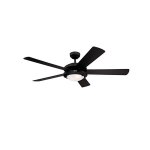 Ventilateur de plafond westinghouse comte 78719 - 132 cm , finition noire