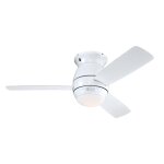 Ventilateur de plafond westinghouse halley 72180 - 112 cm , finition blanche