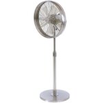 Ventilateur sur pied chrome bross� lucci air 213117eu