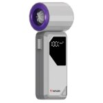 Ventilateur verbatim cool 'n' go airjet - portable - usb - c - violet / gris