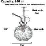Verre plantes vaporisateur d'arrosage, 240ml rtro avec pompe suprieure arrosoir, une main darrosage ...