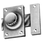 Verrou acier targette plate bronze - 45