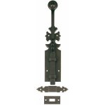 Verrou en applique -  coulisse - rustique - fer noir - longueur 400mm bouvet