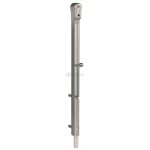Verrou en applique pour portillon - cylindre europ�en - gris - keydrop locinox