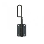 Verrou ba�onnette acier pr�peint, h. 400 x l. 60 x p. 20 mm