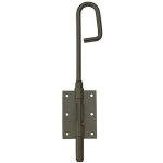 Verrou baonnette standard mermier - Ø 14x250 mm - zinc noir - m - 501252