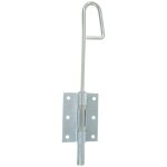 Verrou baonnette zingu - d: 16 mm - 400 mm - blanc