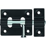 Verrou de box - 45 mm - pne rond en acier - srr abus