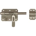 Verrou de box  cadenas 12 mm afbat, acier inox bross