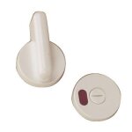 Verrou de cabine - rond - pour porte affleurante - gris - 840. 01 normbau