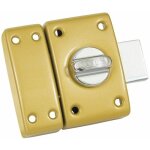 Verrou cylindre / bouton - 40 mm - bronze - classik abus