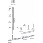 Verrouilleur central pour ferrure gu 937 - espace 28 mm ferco