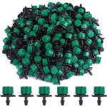 (vert fonc�) 200 pi�ces goutteurs d'irrigation r�glables, syst�me d'irrigation goutte a goutte a micro ...