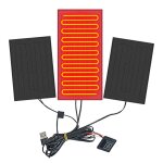 Veste chauffante electrique usb, 3 niveaux de chaleur, coussinet chauffant d'extrieur, pour l'hiver, ...