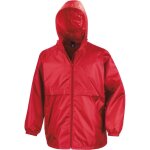 Veste coupe - vent de travail doubl� filet result rouge s