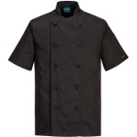 Veste cuisine kent couleur : noir taille xxxl - portwest