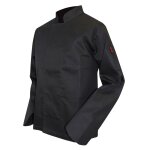 Veste de cuisine lma passoire manches longues noir m