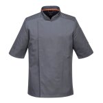Veste cuisine manches courtes maille respirable portwest gris m