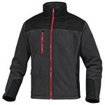 Veste polaire en laine - brighton 2 - gris et noir - taille m delta plus