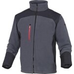 Veste polaire en laine - brighton 2 - gris et noir - taille xl delta plus