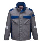 Veste de s�curit� portwest bizflame ultra bicolore gris m