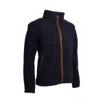 Veste de travail 100% polaire noir et orange koala l coverguard