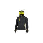 Veste de travail femme softshell space lady black carbon fu259bc - upower