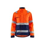 Veste de travail haute visibilit� femme blaklader classe 2 orange / marine xl