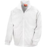 Veste de travail polaire zipp�e result blanc m