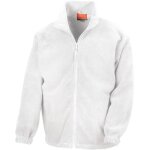 Veste de travail polaire zippe result blanc xxl
