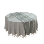 Vêtements de table rustiques, broderie, nappe, pour l'extérieur, sans plis, pour les fêtes, phfu - 59inch ... Vêtements de table rustiques, broderie, nappe, pour l'extérieur, sans plis, pour les fêtes, phfu - 59inch ...