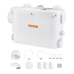 Vevor broyeur sanitaire station pompe relevage eaux uses 500w 8m 3 entres eau