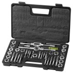 Vevor coffret tarauds et filires kit taraudage filetage mtrique 40pcs m3 - m12