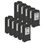 Vhbw 10x batterie compatible avec baofeng uv - 5r, bf - f8, uv - 5ra, uv - 5re, bf - f9 radio talkie ...