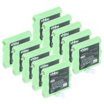 Vhbw 10x batterie compatible avec midland m99, g8, m48 plus, g6, sm400, m48, m99 plus, m24 radio talkie ...