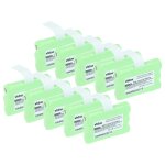 Vhbw 10x batterie compatible avec midland x - talker t51, t55, t61, t65 radio talkie - walkie (700mah, ...