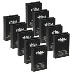 Vhbw 10x batterie compatible avec motorola k1m, mb508, mb811, q9c, i576, qa4, q9e, flipside mb508 radio ...