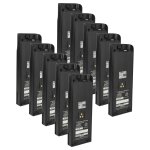 Vhbw 10x batterie compatible avec motorola mt2000, jt1000, ht6000, ht1000, mt2100 radio talkie - walkie ...