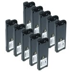 Vhbw 10x batterie compatible avec motorola mt2000, jt1000, mts2000, mts2010, mts2013, mt2100, mtx8000 ...