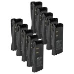 Vhbw 10x batterie compatible avec motorola mtx950, mtx900, mtx9250, mtx850 - ls radio talkie - walkie ...