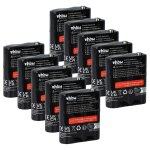 Vhbw 10x batterie compatible avec motorola talkabout t5710, t5550, t5600, t5622, t5720, t5700, t5620 ...